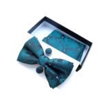 TSH green floral design 3in1 bow tie