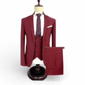 TSH three piece wine suit
