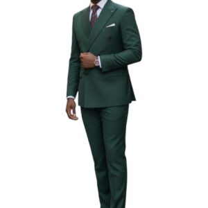 TSH Forest Emerald Double-Breasted Suit