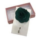 Green Camellia Flower Lapel Pin Boutonniere for Suits & Jackets 1 Green Camellia Flower Lapel Pin Boutonniere for Suits & Jackets