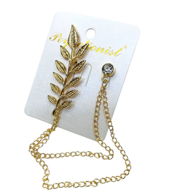 1775333103419-ghiz7uz4lw6.jpg Golden Leaf Chain Brooch Pin – Elegant Lapel Accessory