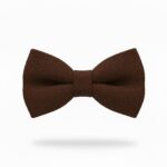 Brown Textured Bow Tie for Men - Classic & Dapper Style
