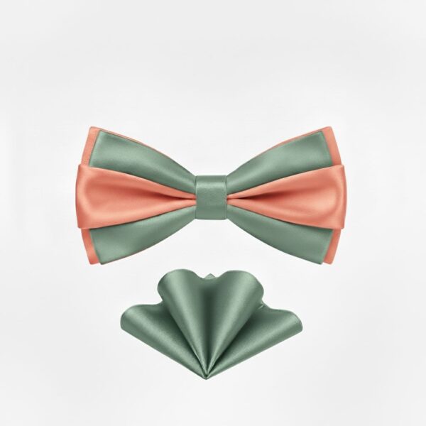 1775505964849-6exl8na70tm.jpg TSH Stacked Bow Tie: Peach & Sage Green Elegance