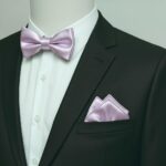 Kids Lavender Bowtie & Pocket Square Set for Special Occasions
