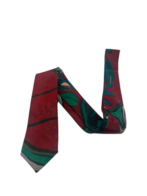 1775747249773-l6e5f2yomes.jpg Men's Red Floral Silk Tie — Dynamic Pattern Statement