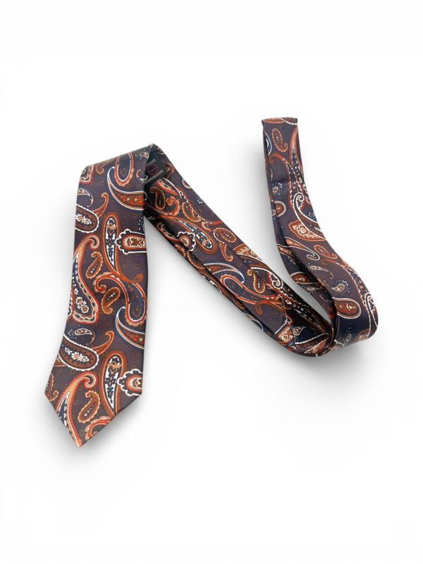 Brown Paisley Men's Tie for Distinctive Style