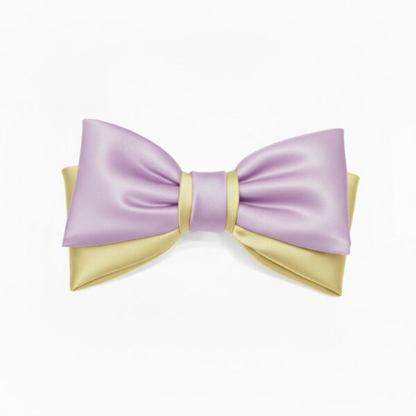 wm-1775573740341-lmtm3kyv58.jpg Two-Tone Purple & Gold Bow Tie: Classic Silk Blend Trim