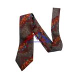 Vintage Geometric Print Silk Tie for Men 2 Vintage Geometric Print Silk Tie for Men