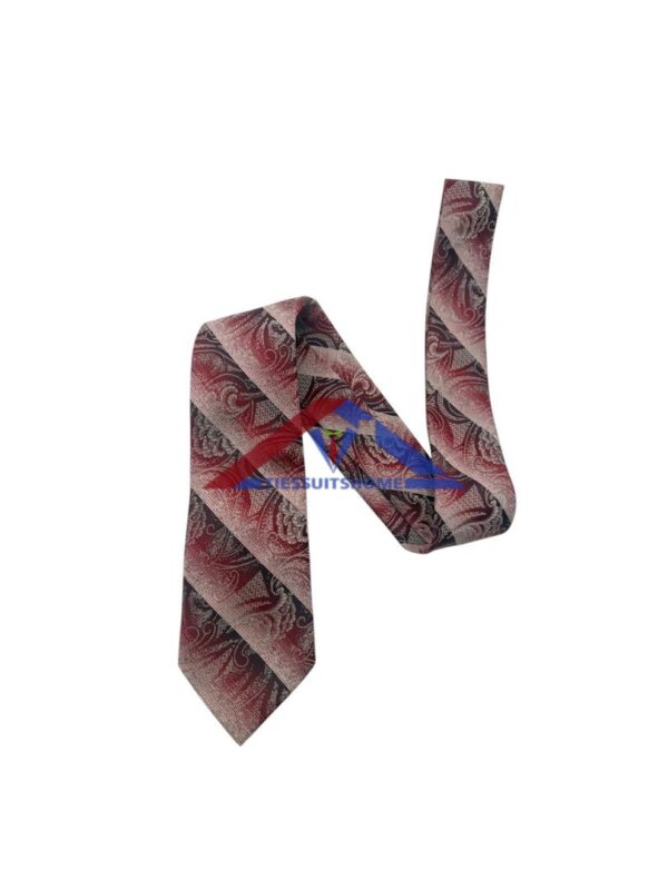Regal Red Paisley Tie: Limited Edition Men's Statement