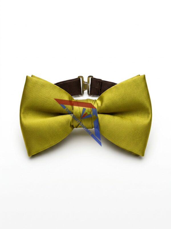Mustard Yellow Pre-Tied Bow Tie for Men & Boys